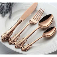Royal Cutlery Set Of 4 Pcs Dinner - Stainless Steel, Various Sizes Available , Modern Design, Polished Finish, Multiple Colors