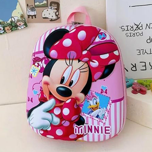 Cartoon Print Bagpack For Kids - Color: Different Available