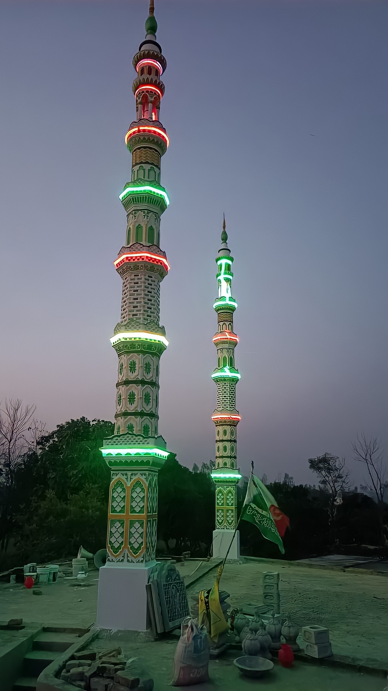 30 Feet 21x21 Inch Madni Design Masjid Minar