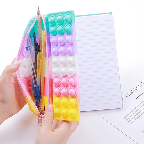 Pop It Pencil Case With Diary