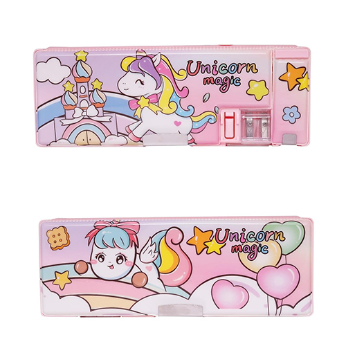 Unicorn Pencil Case With Sharpener
