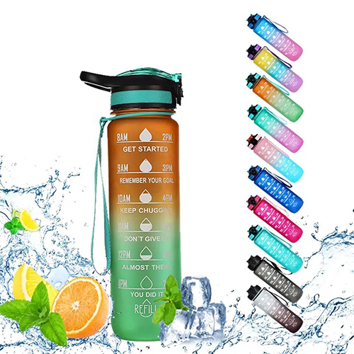 1 Ltr Motivational Water Bottle