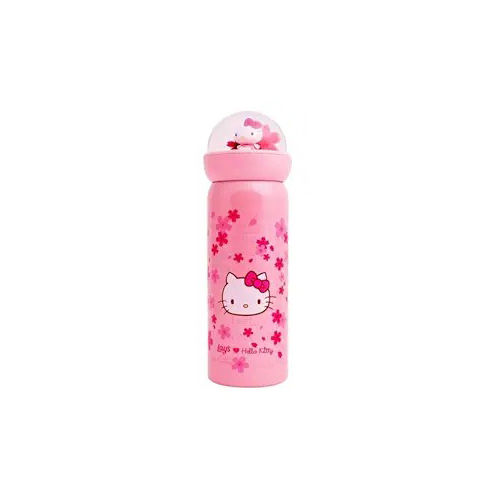 Stainless Steel Water Bottle 3d Kitty Top Flask