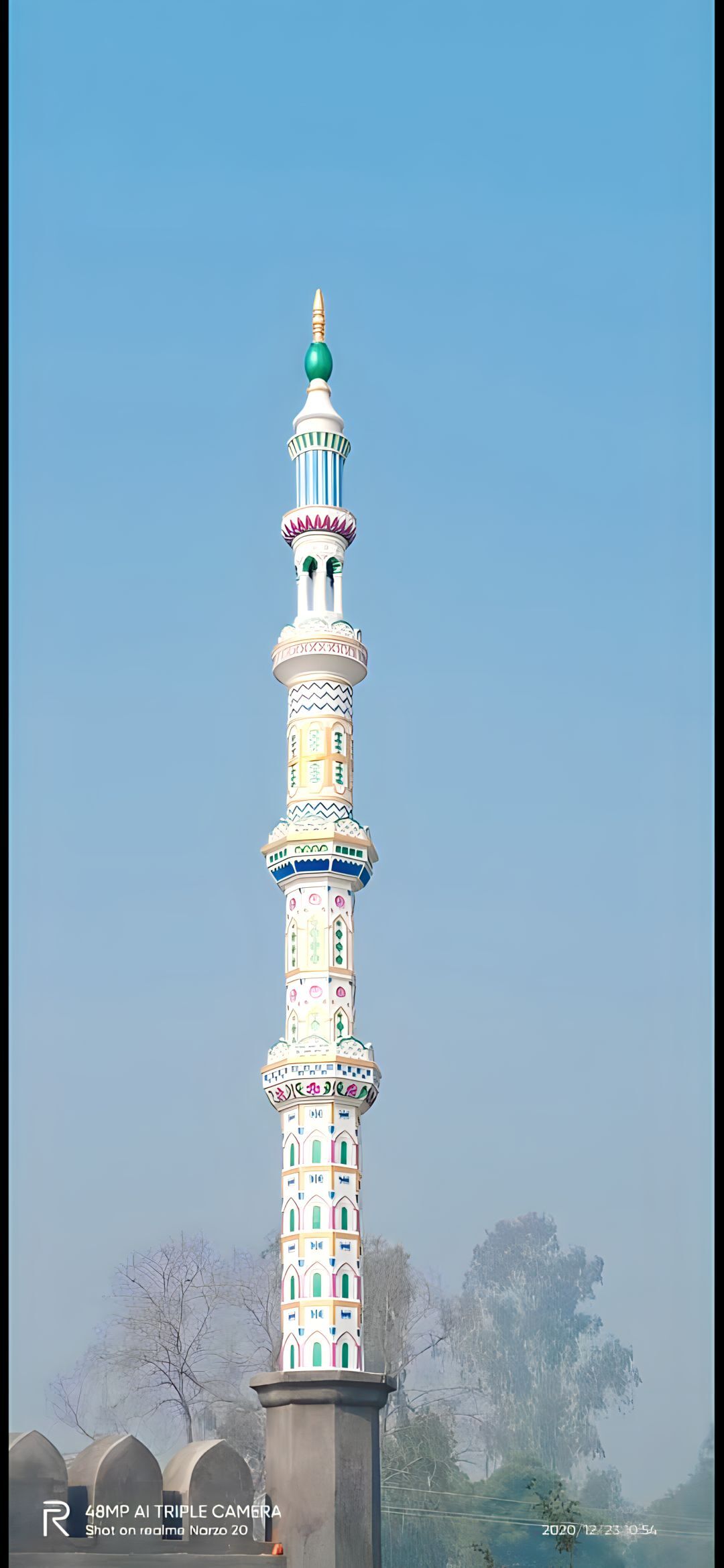 25 Feet 22x22 Inch Madni Design Masjid Minar