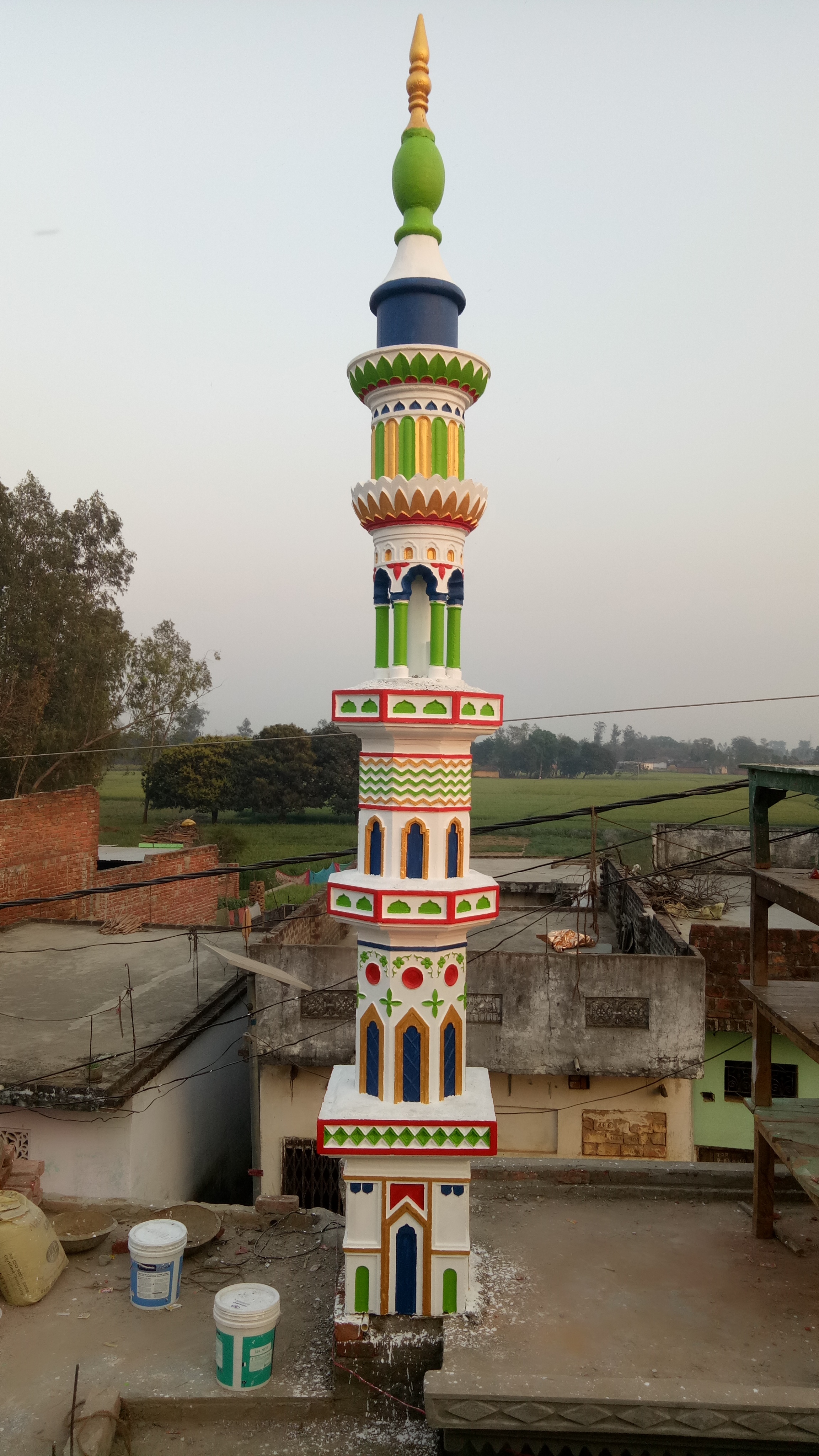 17 Feet 18*18 Inch Madni Design Masjid Minar