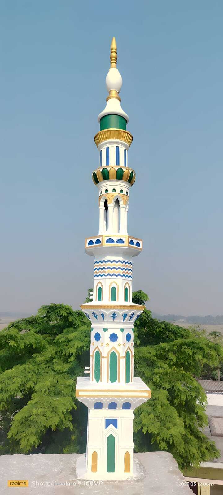 17 Feet 18*18 Inch Madni Design Masjid Minar