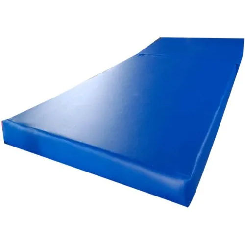 Hospital Single Fold Bed Matterss - Color: Blue