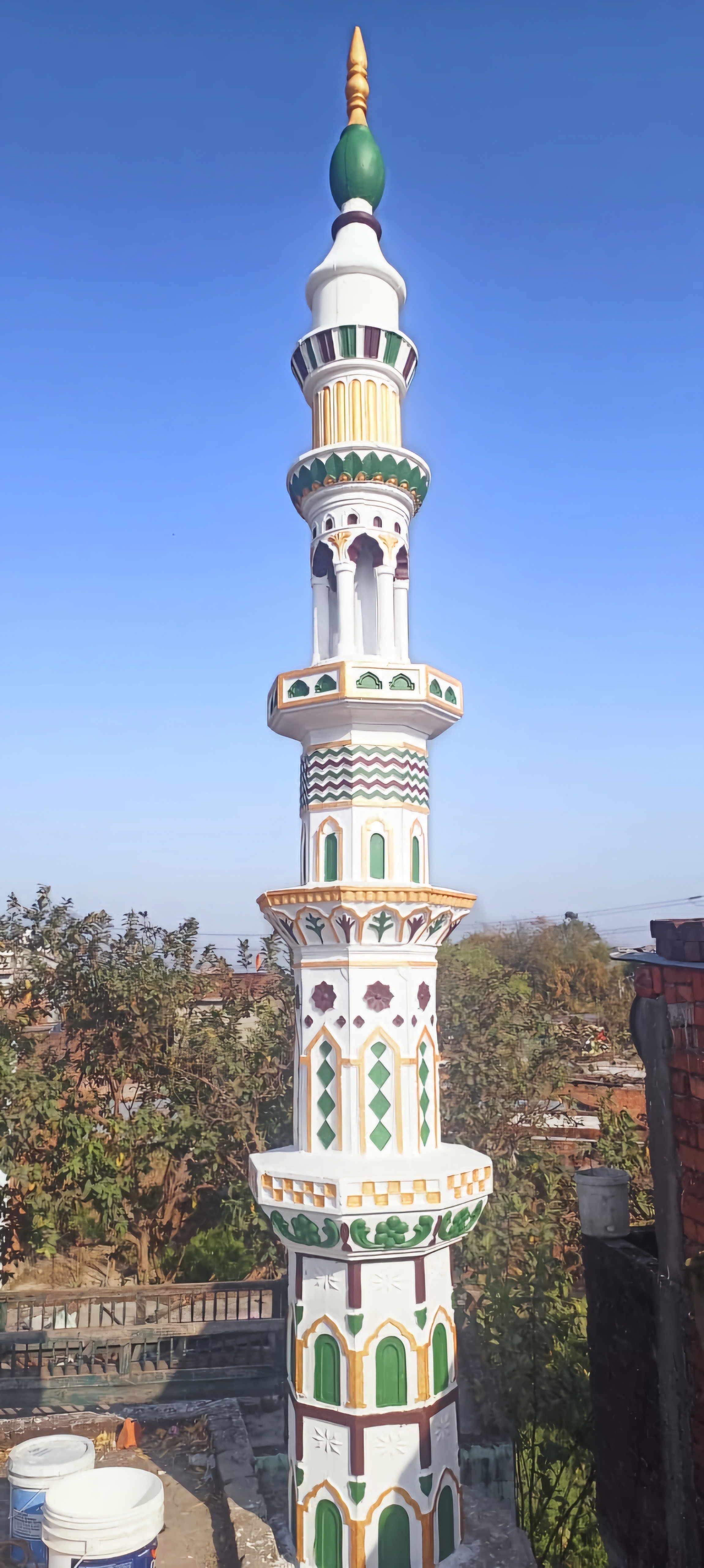 17 Feet 20x20 Inch Madni Design Masjid Minar