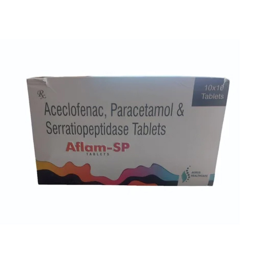 Aceclofenac Paracetamol Serratiopeptidase Tablets