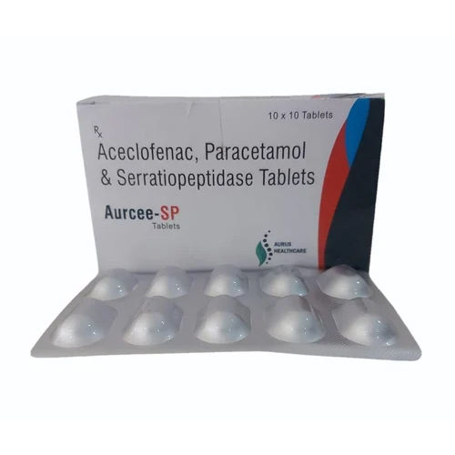 Aceclofenac Paracetamol Serratiopeptidase Tablet - Storage Instructions: Cool & Dry Place