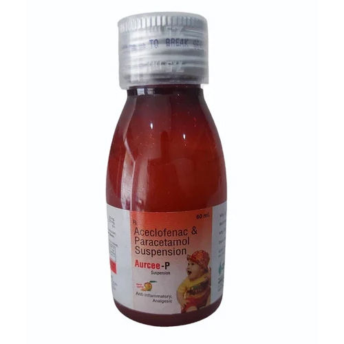 Aceclofenac Paracetamol Suspension Syrup - Physical Form: Liquid