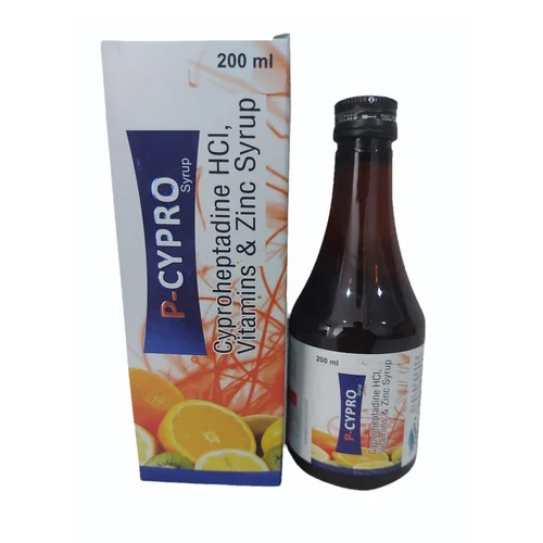 Cyproheptadine HCL Vitamins Zinc Syrup