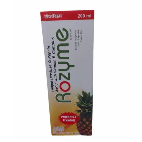200 ml Rozyme Fungal Diastase Syrup