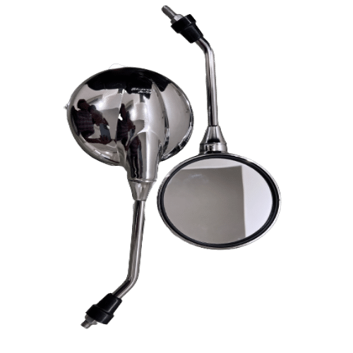 Rear View Mirror Round  Chrome JBI-216