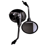 Rear View Mirror Round  Chrome JBI-216