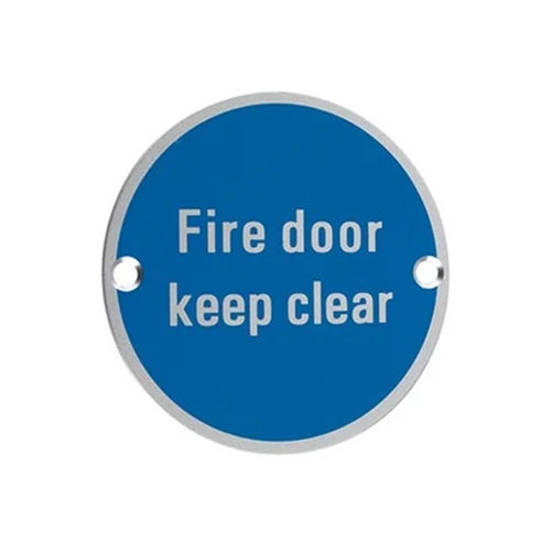 Fire Door Keep Clear Signage