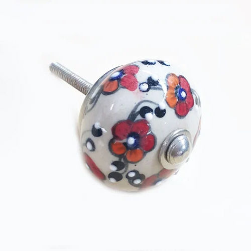 Ceramic Printed Cabinet Knob