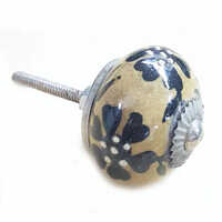 Ceramic Fancy Cabinet Knob - Color: Varoius Color Available