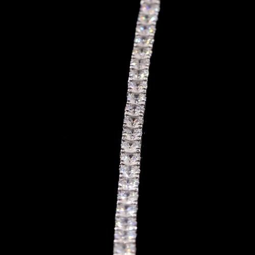 Beautiful Round Bracelet 14kt White Gold 12.46ct 14K WHITE Gold