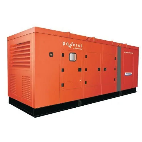 Eicher Diesel Generator - Three Phase, Air-Cooled Engine | Electric Start, Orange Color, 1-Year Warranty