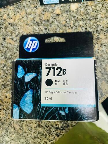 HP 712B 80-ml Black DesignJet Ink Cartridge