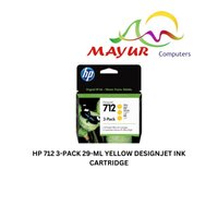 HP 712 3-pack 29-ml Yellow DesignJet Ink Cartridge