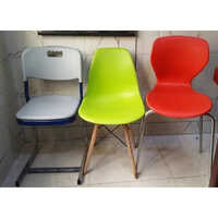 Armless Plastic Shell Chair - Color: Various Available