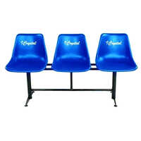 Multi Seater Plastic Chairs - Color: Blue