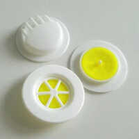 Plastic Cap For Face Mask Air Filter - High-quality Plastic, Multiple Use , Durable Design For All Ages, Easy To Clean, White Color