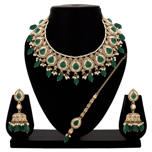 Royal Tilak Adornment Reverse AD Choker Set