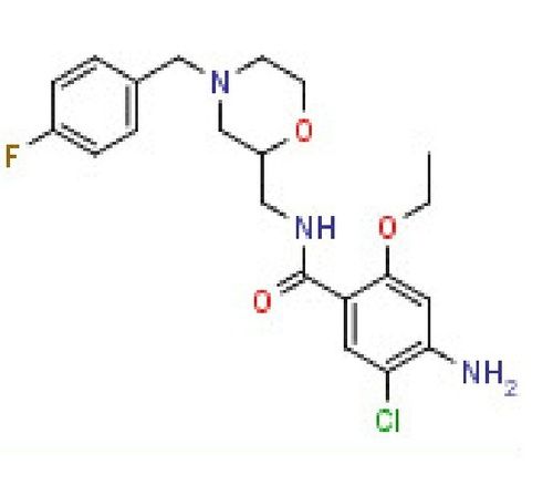 4-amino-5-chloro-2-ethoxy-n-({4-[(4-fluorophenyl)methyl]morpholin-2-yl}methyl)benzamide 98%