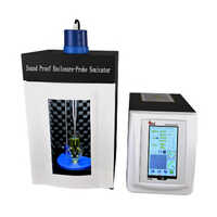 Touch Screen Probe Sonicator - Microprocessor Controlled, Programmable Soundproof Enclosure For Ultrasonic Cleaner | Compact Design