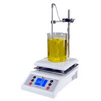 Ceramic Hotplate Magnetic Stirrer - Large Digital Lcd Display With Backlight, Flame Protection & Durable Ceramic Surface