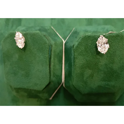 Ladies Casual Lab Grown Diamond Stud Earrings