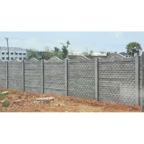 Outdoor Concrete Boundary Wall