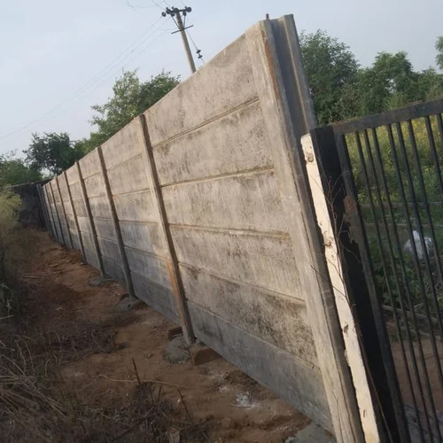 Concrete School Boundary Wall - Usage: Industrial