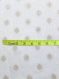 Jacquard dress material fabric