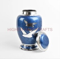 Dove Going Home Birds Aluminium Cremation Urn for Human Ashes - Funeral Urns Wholesale Supplies