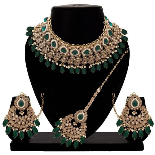 Timeless Beauty Reverse Ad Choker Necklaces  Jewelry Set