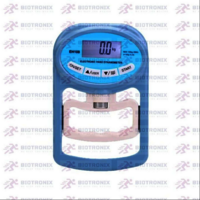 Biotronix Digital Hand Grip Dynamometer 120kg - Plastic, 0-120 Kg Pressure Range | Lcd Display, Battery Operated, Portable Grip Strength Analyzer