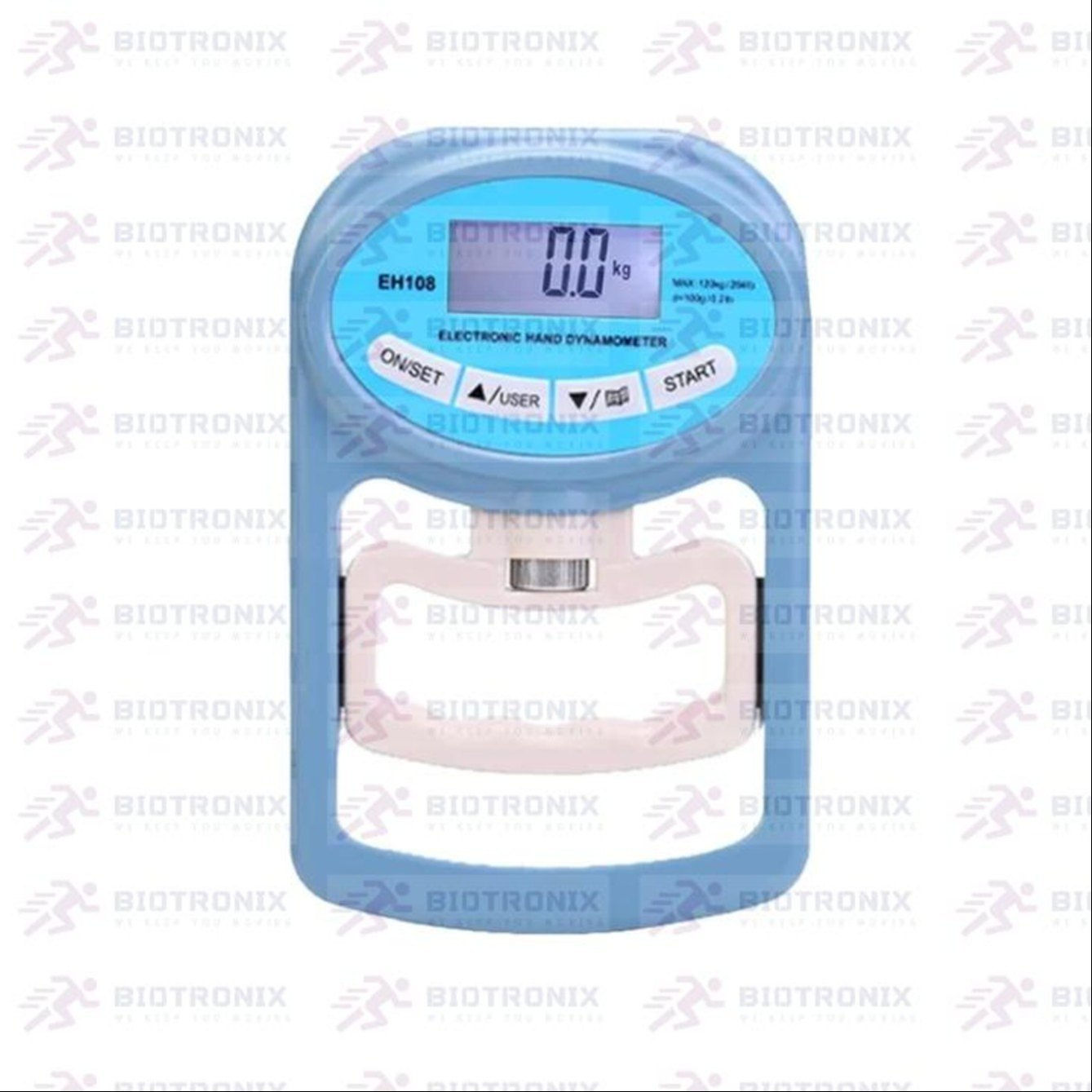 Biotronix Digital Hand Grip Dynamometer 120Kg