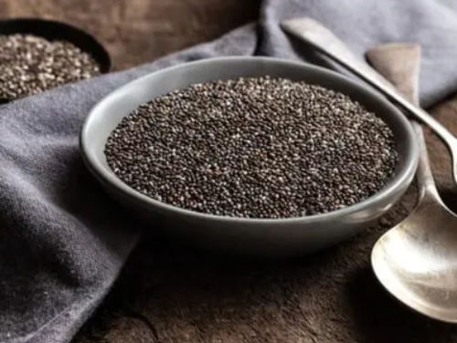 Black Chia Seeds - Nutrient-Dense Superfood , Rich in Omega-3 Fatty Acids and Antioxidants