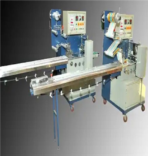 Detergent Cake Packing Machine - 400W Servo Motor, 53" x 23" x 52" Dimensions, 120 KG Weight | Energy Efficient 0.5 KWH Power Consumption