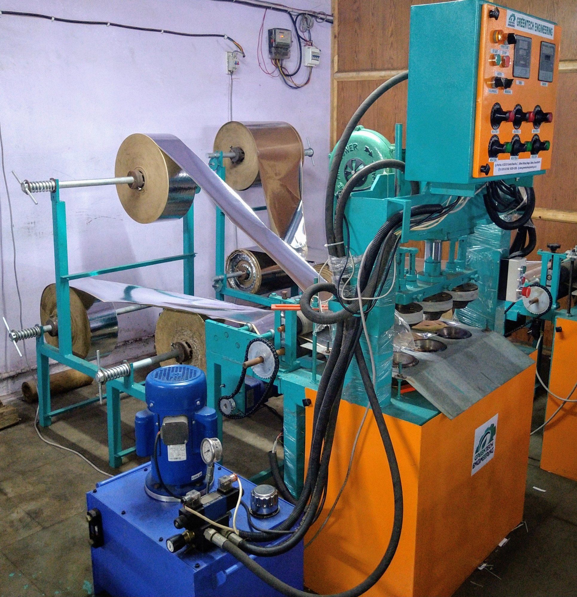 Hydraulic Paper Dona Machine