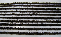 Natural Smoky Quartz Uncut Nugget 3-4mm Beads Strand 34 Inches Long