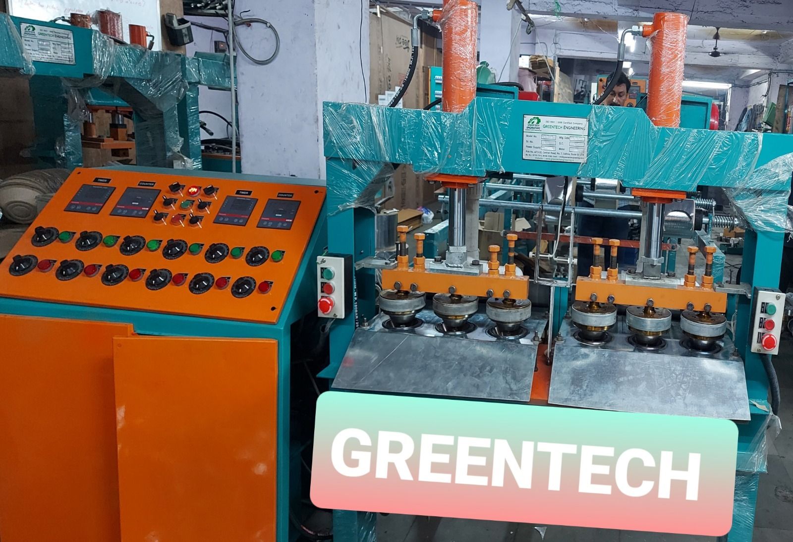 Fully Automatic Multipurpose Dona Thali Making Machine