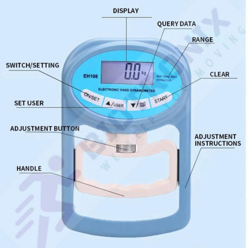 Digital CAMRY Auto Capturing Digital Hand Grip Dynamometer Strength Measurement Meter