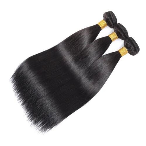 Virgin Natural Straight Hair, Single Drawn Hair - Human Hair Type: Indian