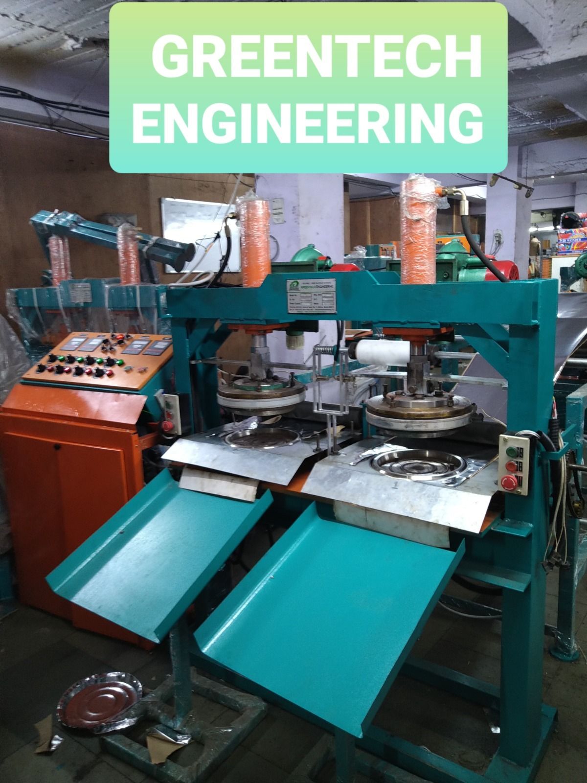 Hydraulic Automatic Dona Thali Making Machine