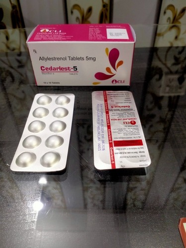 Cedarlest-5 10*10 Tab - Ingredients: Allylestrenol Tablets 5Mg